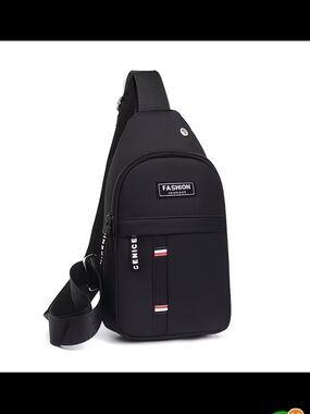 Men’s Black Sling Crossbody Bag~NEW